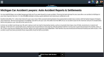 Car accident lawyer michigan اسکرین شاٹ 2