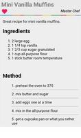 2 Schermata Vanilla Muffin Recipes 📘 Cooking Guide Handbook