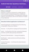 Android - Interview Questions and Answers الملصق
