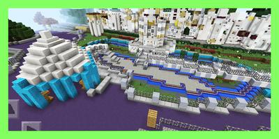 Magic World of Dicneyland. Map for MCPE Affiche