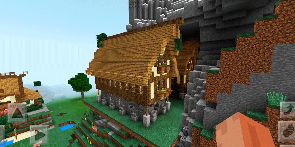 New Mysterious Medieval Village Map For Mcpe For Android Apk