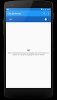 Clip Dictionary Plakat