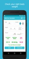BMI / Fat / Weight Calculator poster