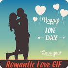 Romantic Love Gif icône