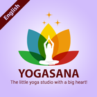 Yogasana in English icône