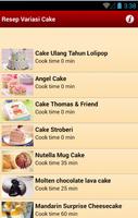 برنامه‌نما Resep Variasi Cake عکس از صفحه