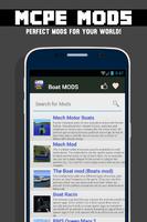 नाव मॉड के लिए MCPE` पोस्टर