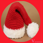 Cute Crochet baby hats icon