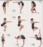 Easy yoga poses poster