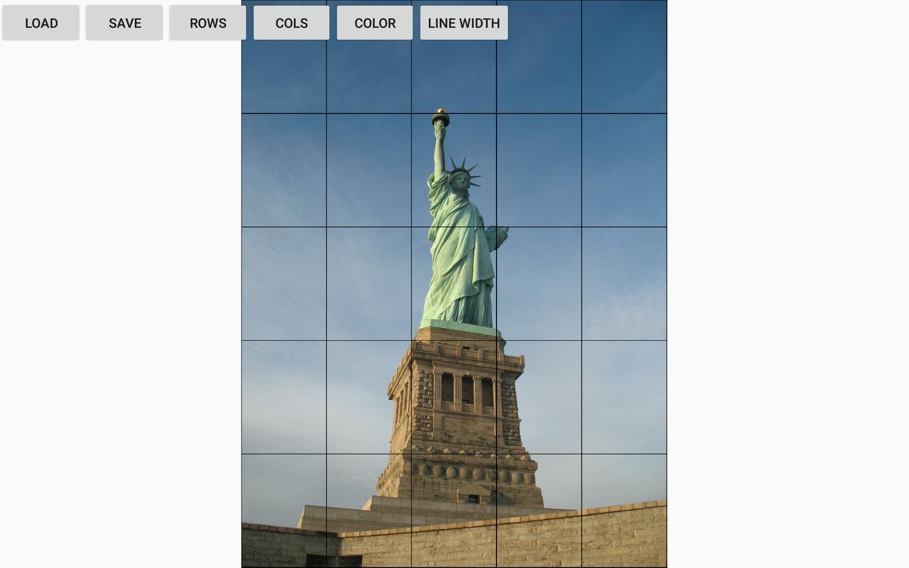 Drawing grid maker for computer