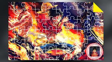 Anime Jigsaw Puzzles Games: Luffy Puzzle Anime Plakat
