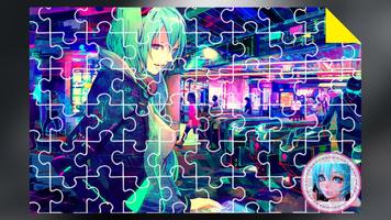 Anime Jigsaw Puzzles Games: Hatsune Miku Puzzle Affiche