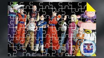 Anime Jigsaw Puzzles Games: DBS Saiyan Goku Puzzle capture d'écran 1