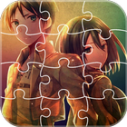 Anime Jigsaw Puzzles Games: Attack Titan Puzzle أيقونة