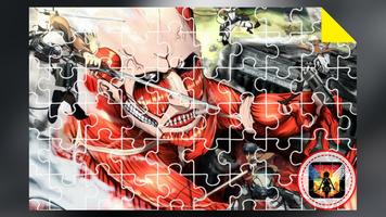 Anime Jigsaw Puzzles Games: Attack Titan Puzzle capture d'écran 2