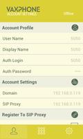 VaxPhone - VoIP SIP Softphone ảnh chụp màn hình 1