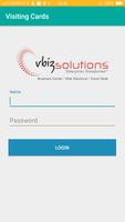 Vbiz Visiting Card Poster