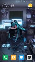 Hatsune Miku video live wallpaper(Redial 初音ミク) capture d'écran 2