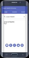 English To Maithili Dictionary स्क्रीनशॉट 2