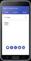 English To Malay Dictionary capture d'écran 2