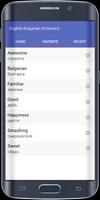 English To Bulgarian Dictionar capture d'écran 3