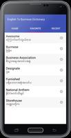 English To Burmese Dictionary imagem de tela 3