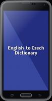 English To Czech Dictionary Affiche