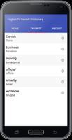English To Danish Dictionary screenshot 3