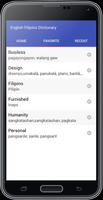 English To Filipino Dictionary screenshot 3
