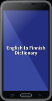 English To Finnish Dictionary plakat