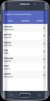 English To German Dictionary screenshot 3