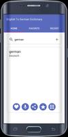 English To German Dictionary screenshot 2