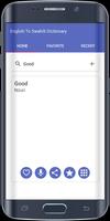 English To Swahili Dictionary تصوير الشاشة 1
