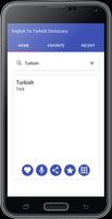English To Turkish Dictionary imagem de tela 2