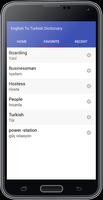 English To Turkish Dictionary imagem de tela 3