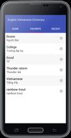 English to Vietnamese Dictionary capture d'écran 3