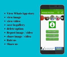 1 Schermata Save Whatsup Story and Stutas