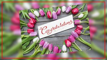 Congratulation Greeting Cards پوسٹر