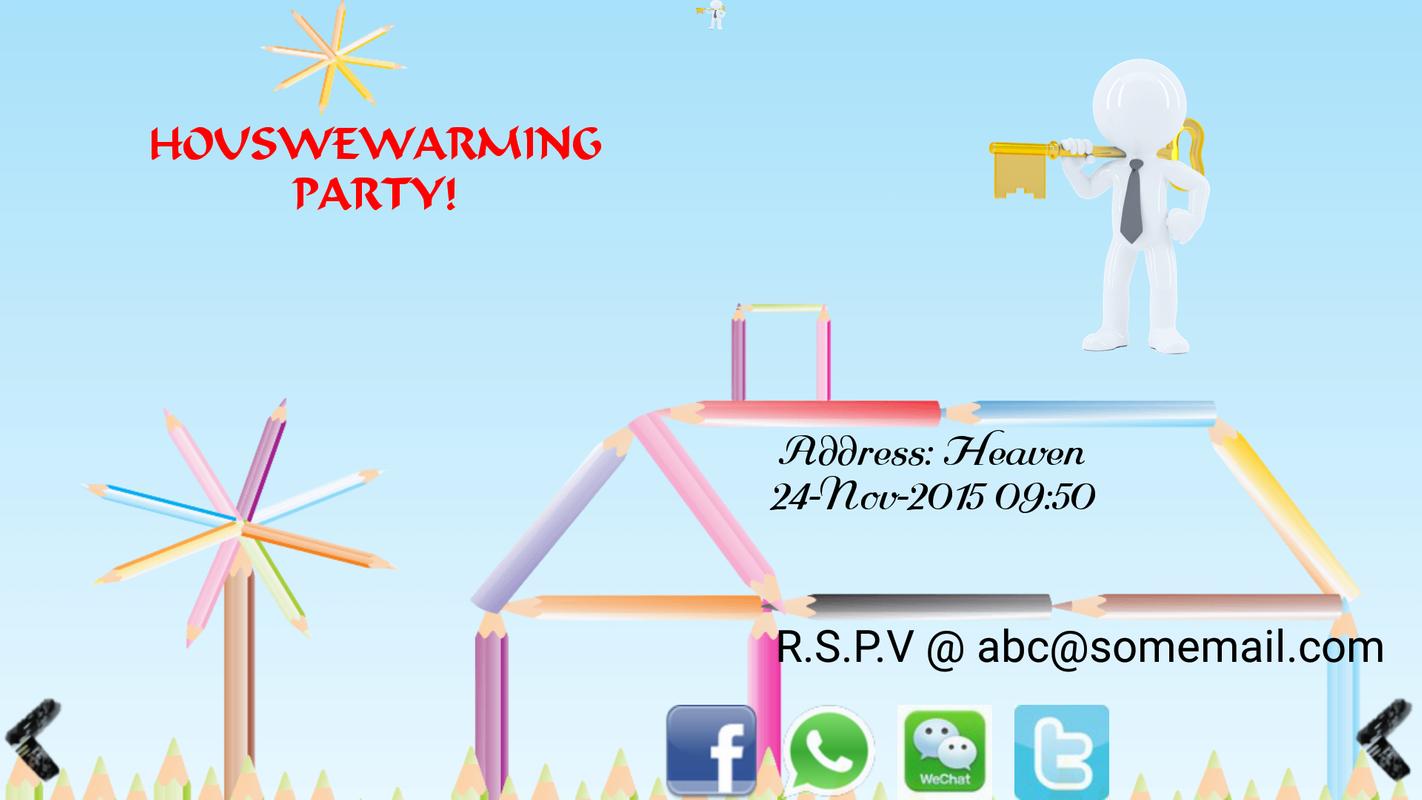 maker.com handwriting Download Free Maker APK Housewarming  Social Invitation