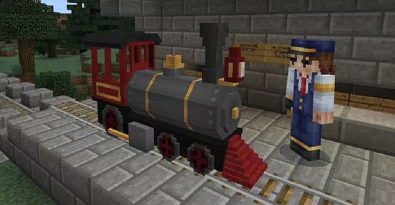 Train And Locomotive Mod For Mcpe Apk For Android Download