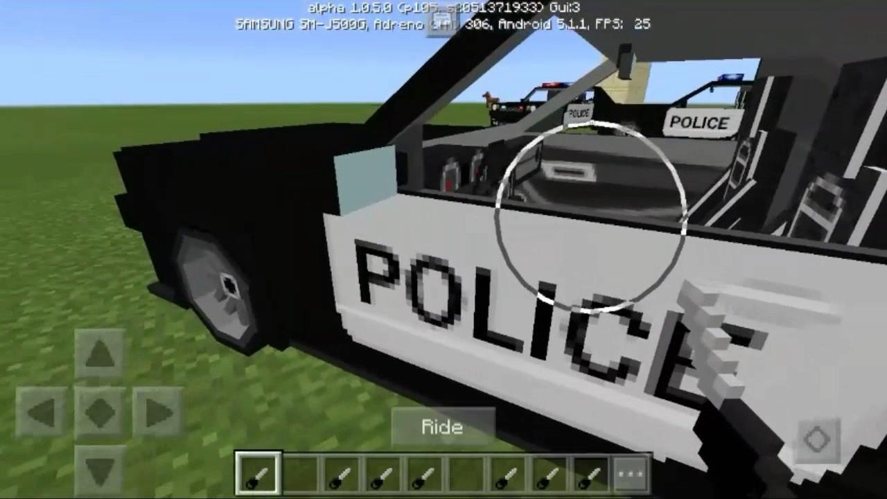 Police Super Car Mod For Mcpe For Android Apk Download - police gui car roblox