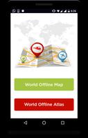 Offline World Map Cartaz