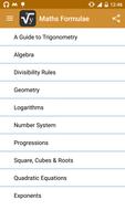 Maths Formula Reference постер