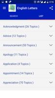 English Letter & Application Writing Offline Screenshot 1