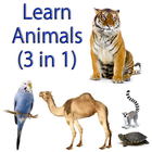 Learn Animal Names (3 in 1 ) アイコン