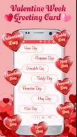 Valentine Week 2018 Greeting Cards تصوير الشاشة 1