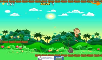 Jungle Monkey Run 2 اسکرین شاٹ 1