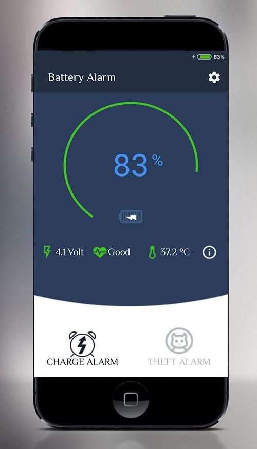 Battery alarm. Сигнализация приложение для андроид.