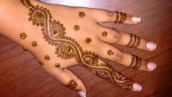 Mehndi Drawing Art Affiche