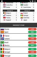 World Cup 2018 Knockout Calculator capture d'écran 3